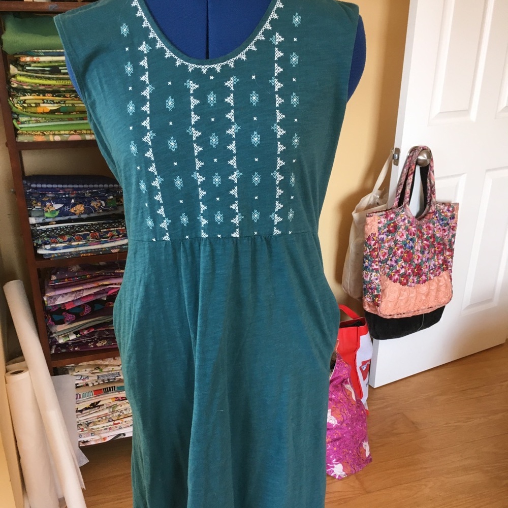 Garnet Hill organic Cotton Knit Dress